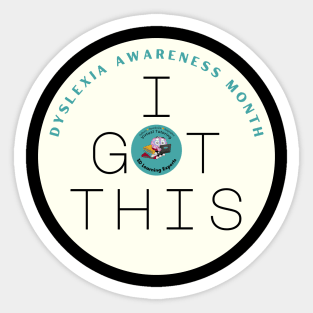 Dyslexia Awareness Month Sticker